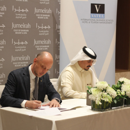 Vatel Bahrain and Jumeirah Gulf of Bahrain Resort and Spa Sign MoU